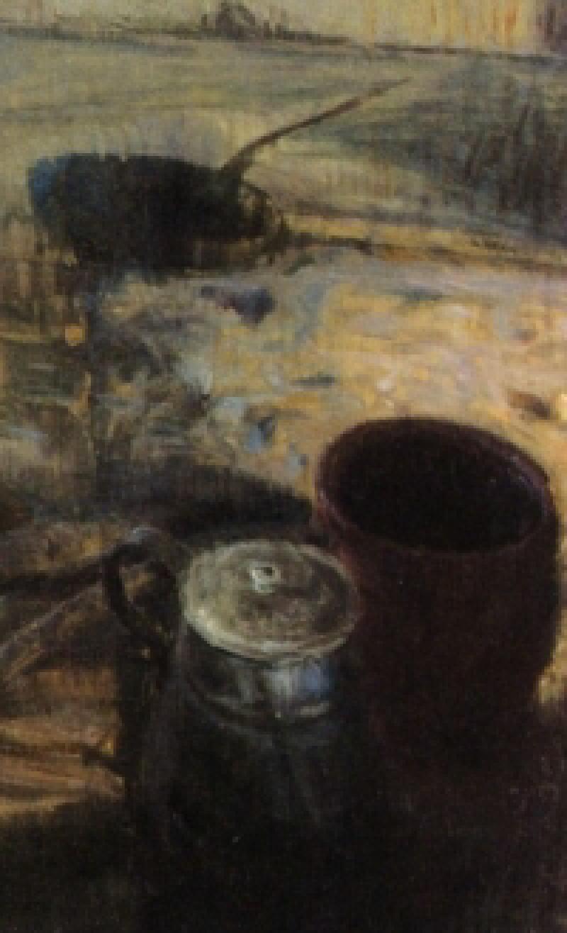 Tanner, The Banjo Lesson, 1893, detail-wares