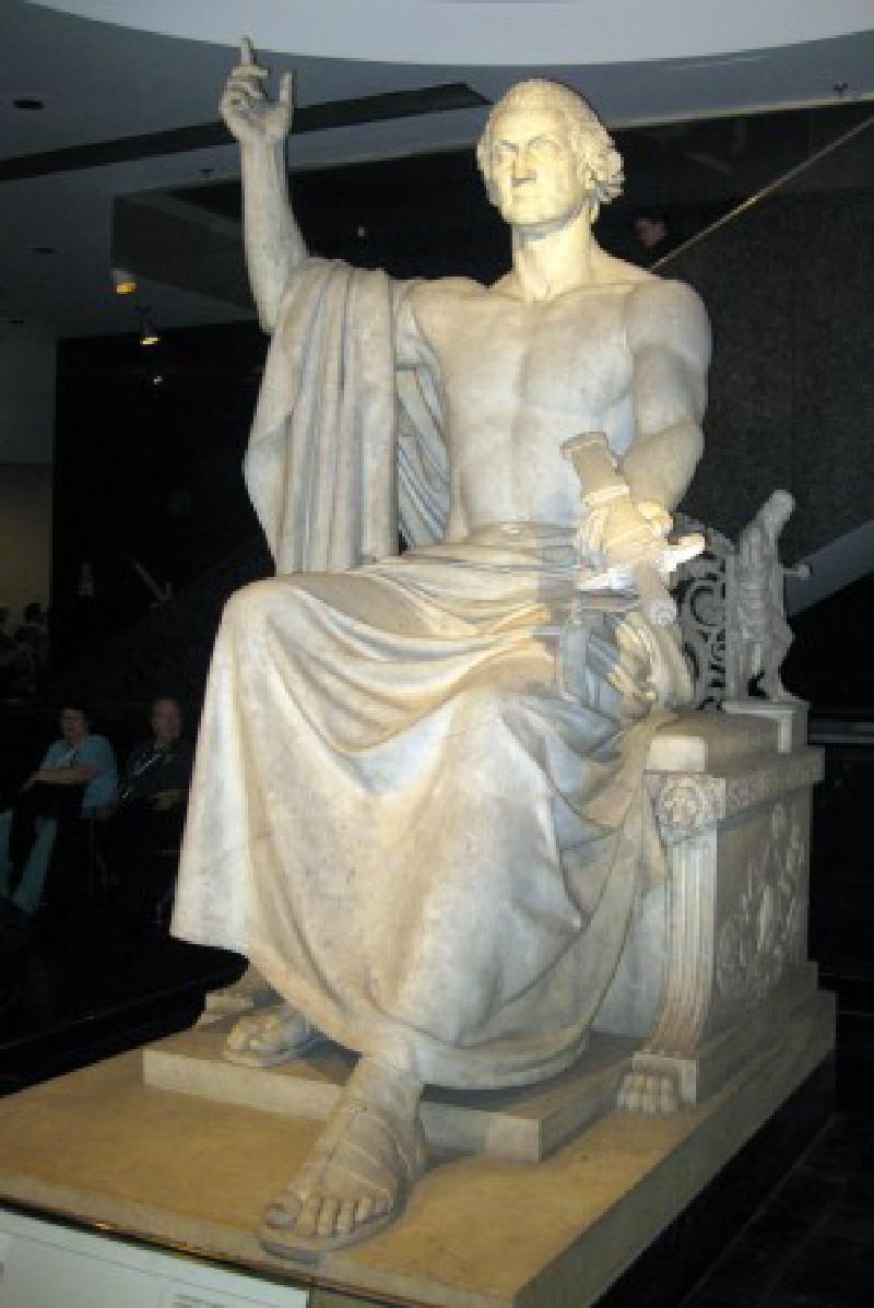 http://www.flickr.com/photos/wallyg/ / CC BY-NC-ND 2.0The King is in the Altogether! Horatio Greenough, George Washington, 1840, National Museum of American History