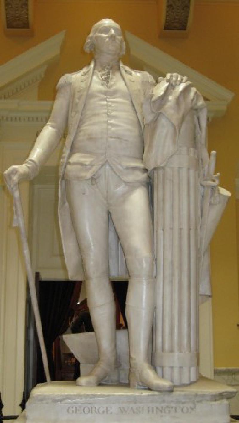 https://www.flickr.com/photos/wolflawlibrary/ / CC BY-NC-ND 2.0 Houdon, George Washington, Virginia State Capitol, 1796