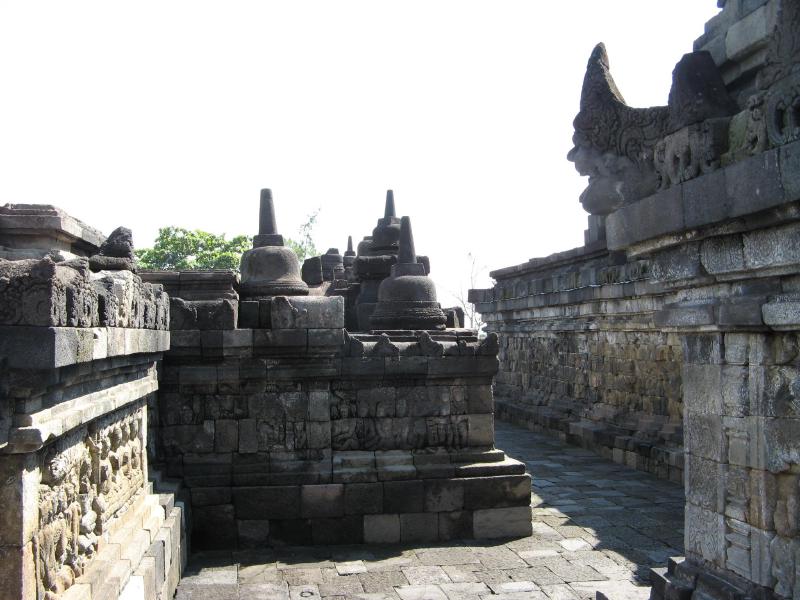 Borobodur, a meandering path
