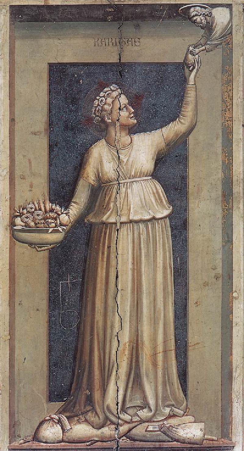 Scrovegni Chapel, Charity