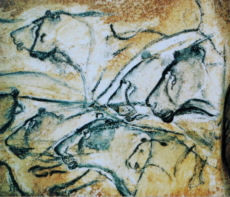 Chauvet Cave, Lionesses, Wikimedia