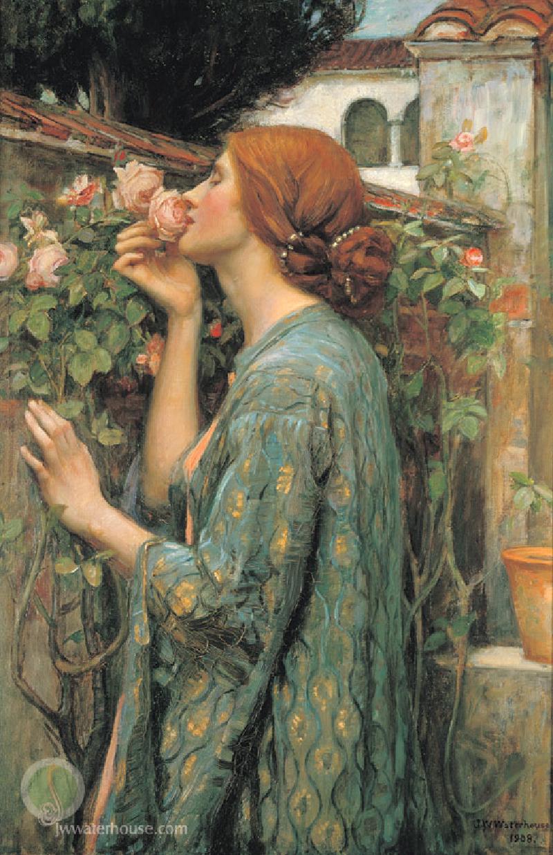 John Waterhouse, My Sweet Rose, 1908. Photo courtesy of jwwaterhouse.com